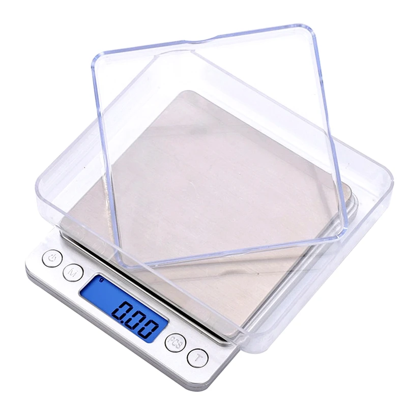 

High Precision i2000 1000g 0.1g Digital Weighing Scales Electronic Digital Kitchen Food Jewelry Mini Portable Scales