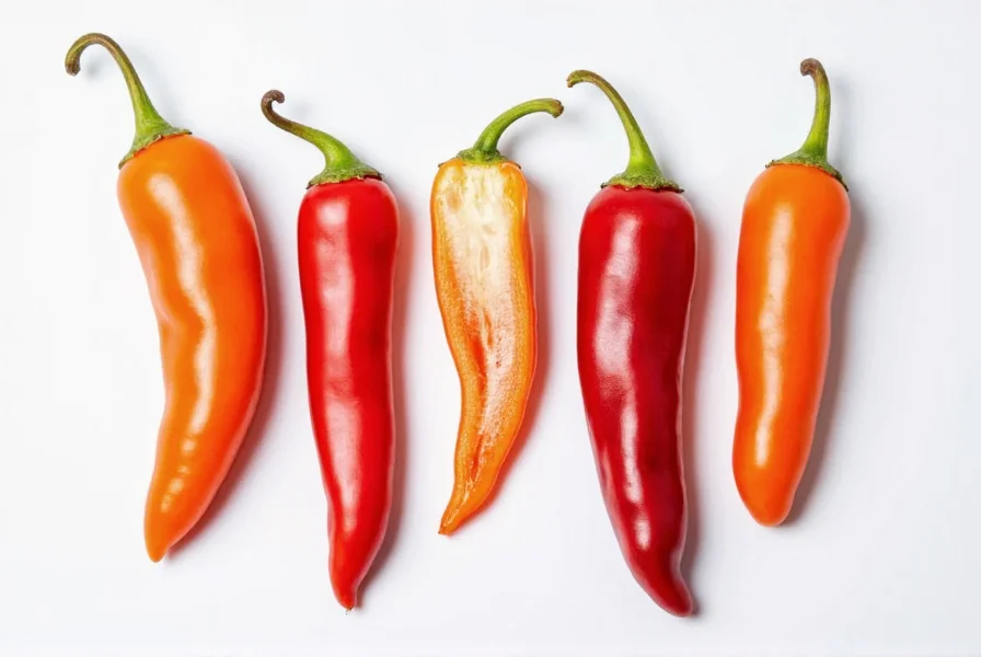 Close-up of Thai bird's eye peppers