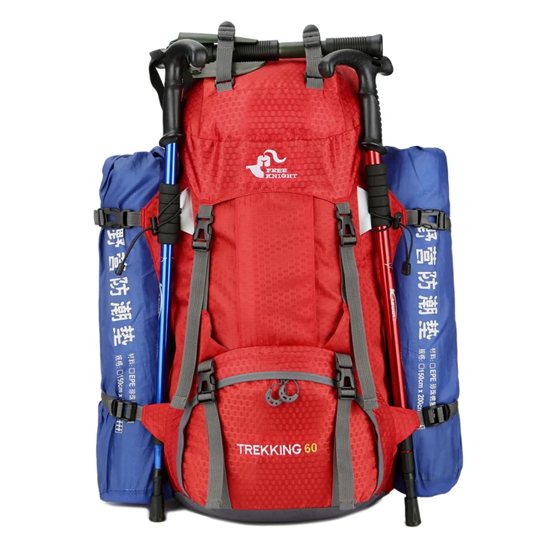 

2016 Classical style 60L tactical hiking camping tactical backpack with rain cover