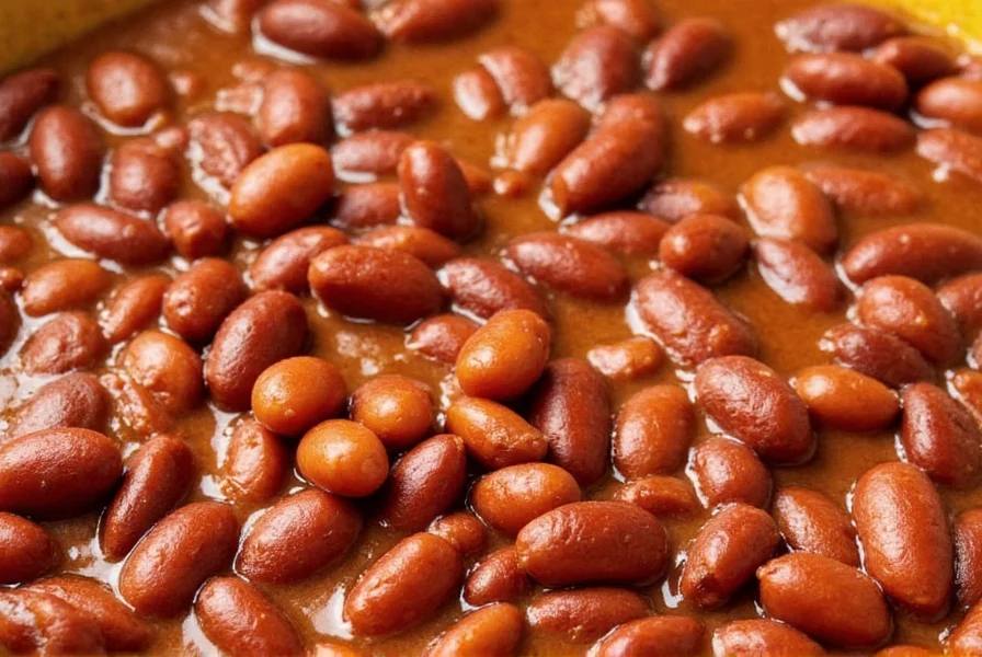 Bowl of chili beans with cheese and sour cream