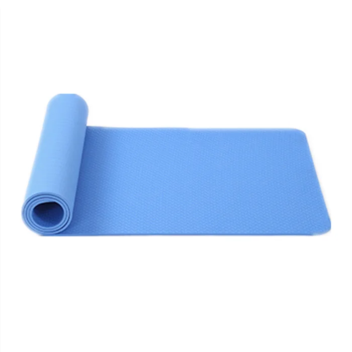 

TPE Yoga Mat Non-slip Pilates Gym Exercise Mat Beginners Fitness Colorful Yoga Mats, Blue,purple,rose red,green