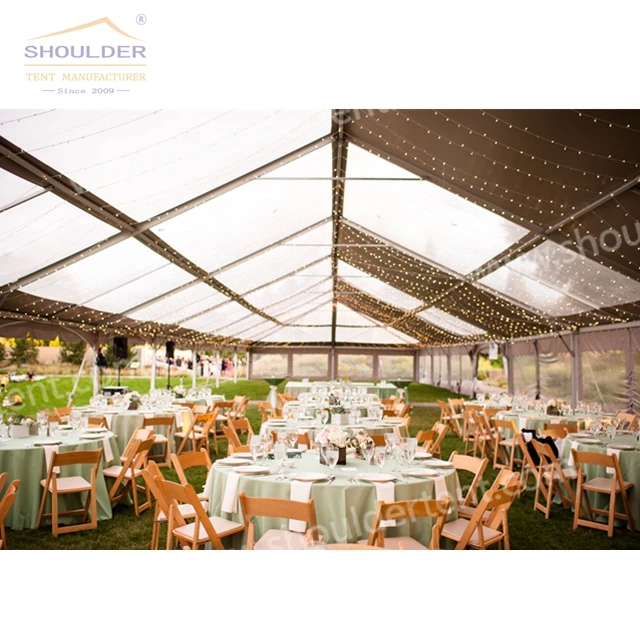 

Custom Outdoor Wedding Party Waterproof Marquees and Tents for Events, White blue yellow customized