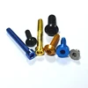 Hex socket cap head aluminum colored bolt allen