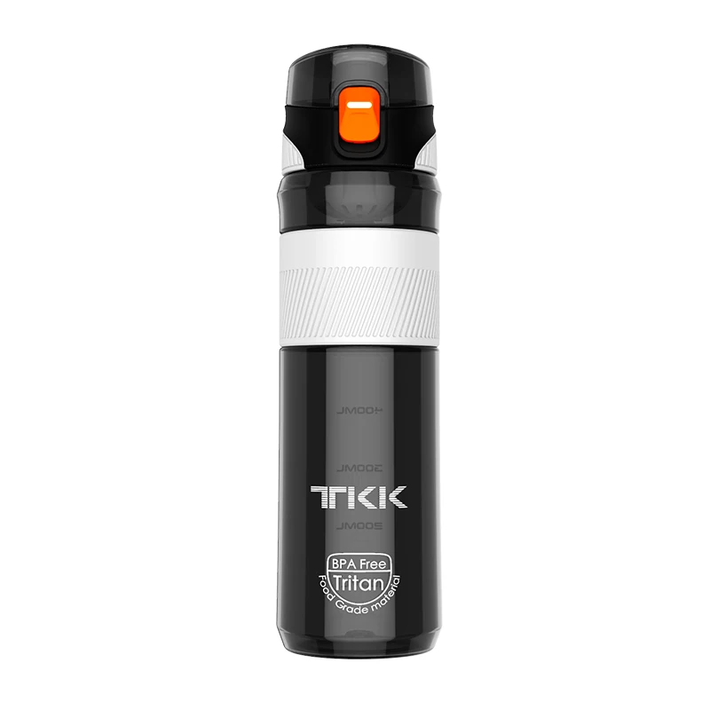 

2021 new stylish promotional 650ml reusable tritan sport water bottle with custom logo, Black/pink/purple/blue or customized