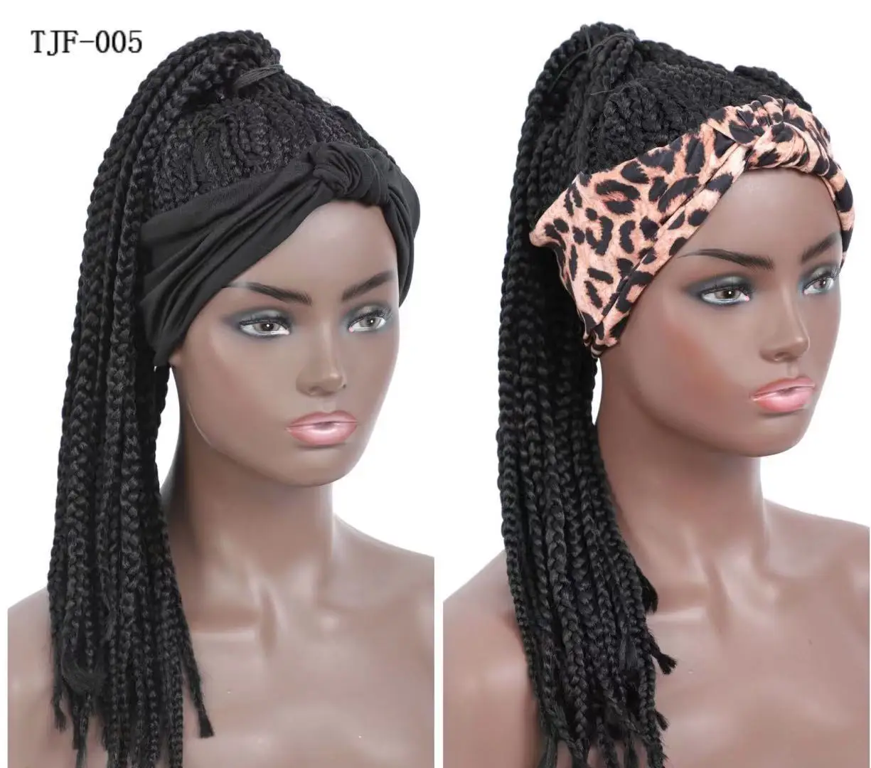 

Cheap Braided Twisted Wigs for Black Women Curly Micro Braiding Hair Synthetic Full Wigs