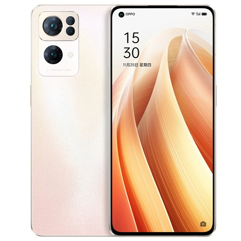 

Original OPPO Reno 7 Pro 5G Smart Phone 6.55" AMOLED 2400x1080 90Hz MediaTek Dimensity 1200 Max 5G 4500mAh 65w Quick Charge NFC