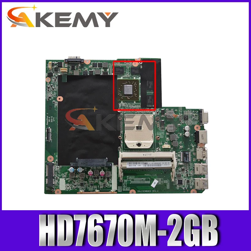 

Akemy DALZ3CMB8E0 Laptop motherboard for IdeaPad Z585 original mainboard AMD HD7670M-2GB