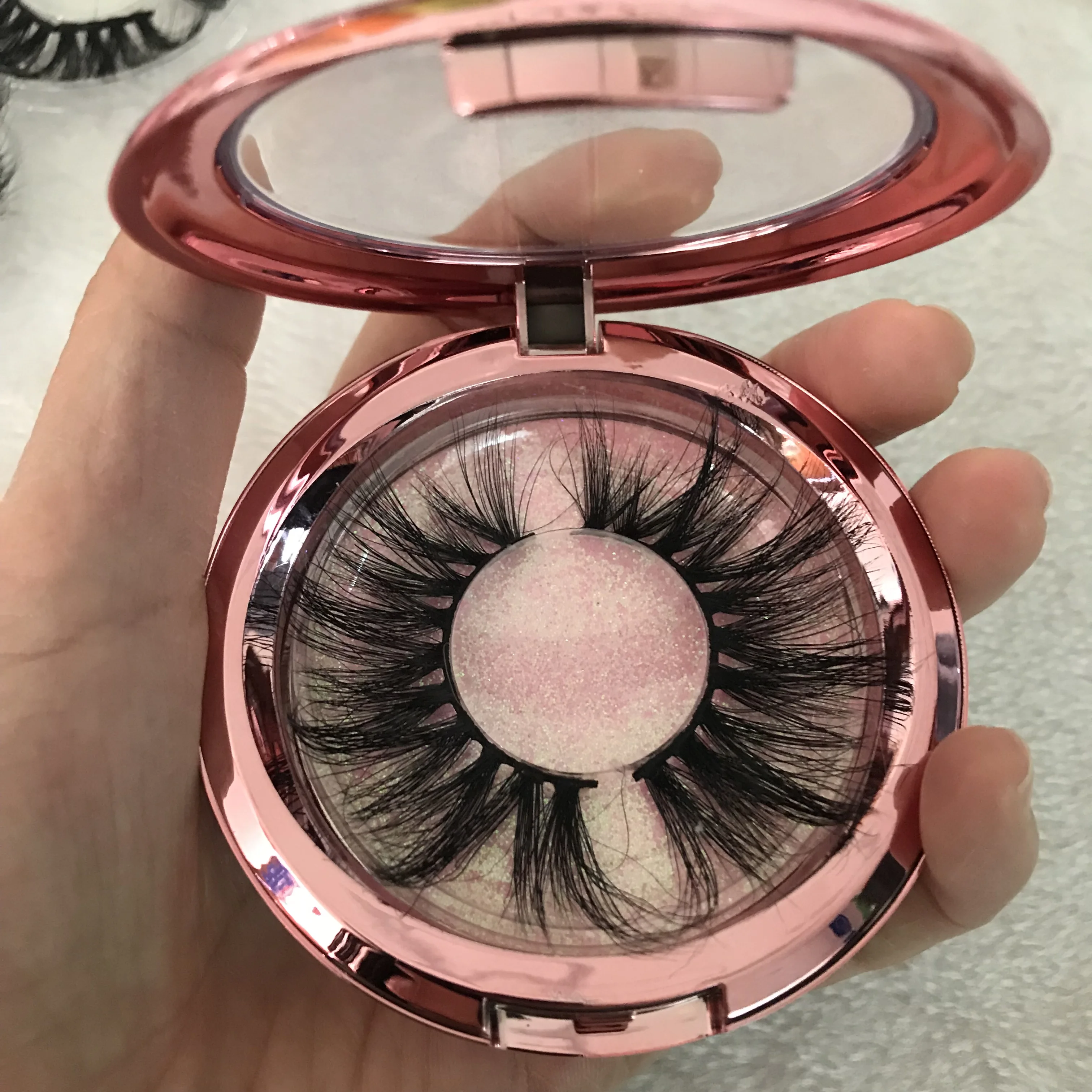 

Mink Eyelashes Wholesale factory human hair eyelashes real mink lashes