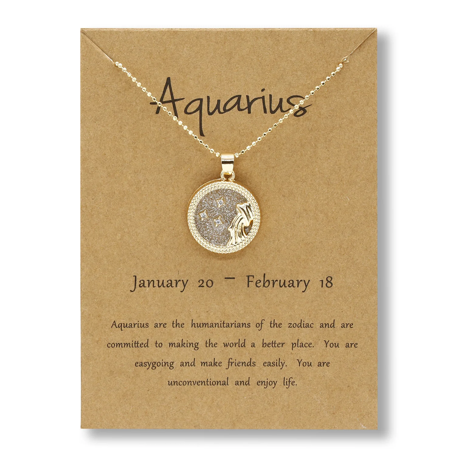 

2020 Fashion 12 Constellation Necklaces For Women Men Gold Chain Zodiac Sign Round Coin Pendant Necklace Couple Jewelry Birthday