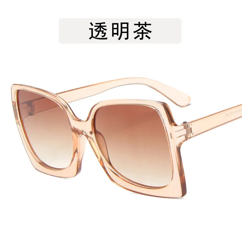 

MJ-0085 2021 The European And American Fashion Personality Street Snap Retro Square Sunglasses Oversized