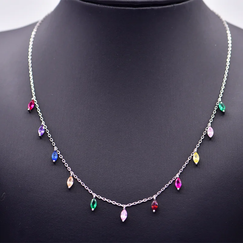 

Best Selling Professional Most Good Feedback Product X2672 Accessories Women 925 Sterling Silver Necklace