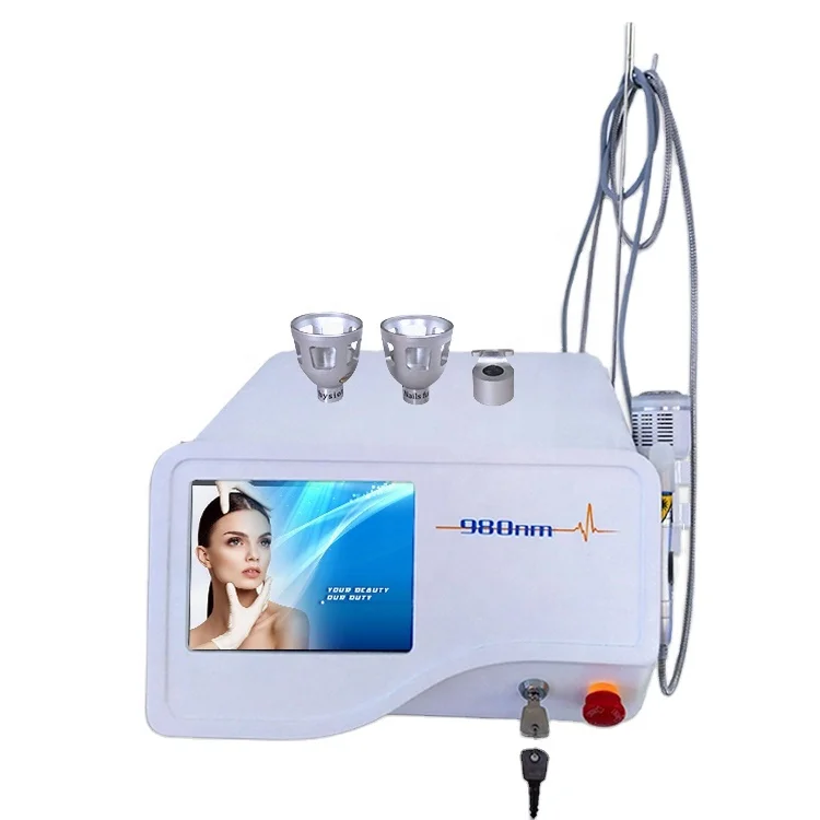 

2023 Portable Spider Veins Removal Machine Foot Fungus Physiotherapy Vascular Removal 980nm Diode Laser