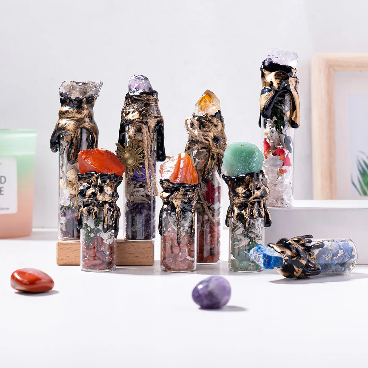 

Natural Magic Crystal energy bottle crystal gravel drift bottle