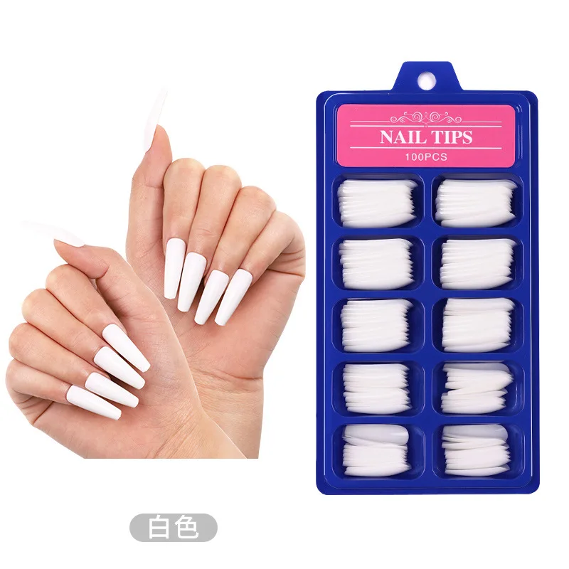 

Friendly And Safety Self Adhesive Diy Tips Nails Non-Toxic Lovely Figure Clear Nail Tips