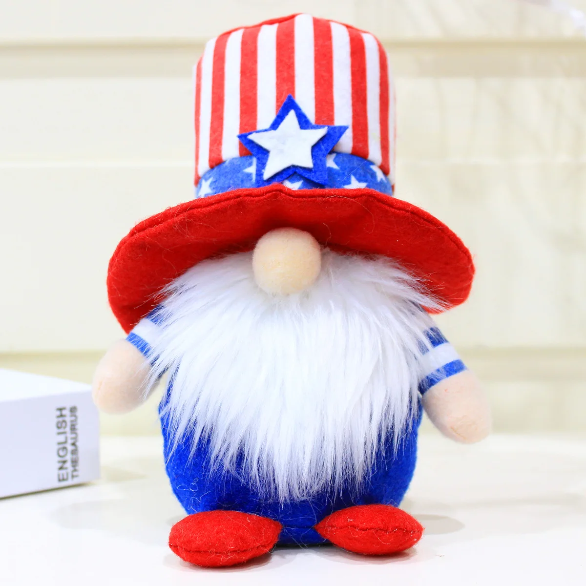 

2021 America Fourth of July kids American Independence Day Dwarf Goblin Decoration Dolls Faceless Dolls Window Home Decorations