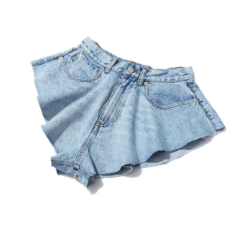 

Ladies Tight Jeans Short Frayed Hem Low Waist Women Denim Jean Shorts