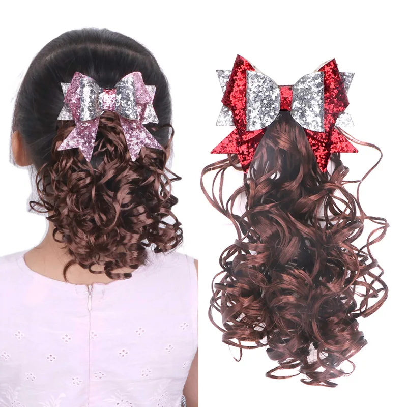 

Sequin Bow Hair Accessory Hair Braiding Accessories Hair Accessories For Braids, Pic showed