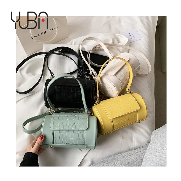 

Crocodile designer messenger bag for women Shoulder bags women handbags ladies 2021 luxury cylinder Purses, Customizable