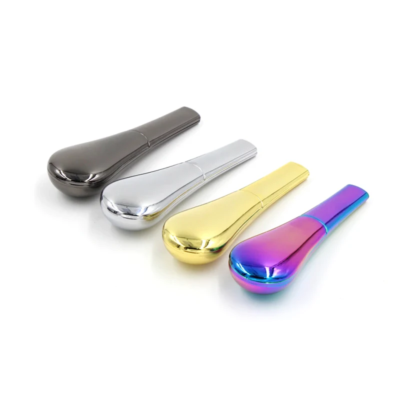 

Ready to Ship metal tobacco smoking hand spoon pipes parts wholesale, Mix colors