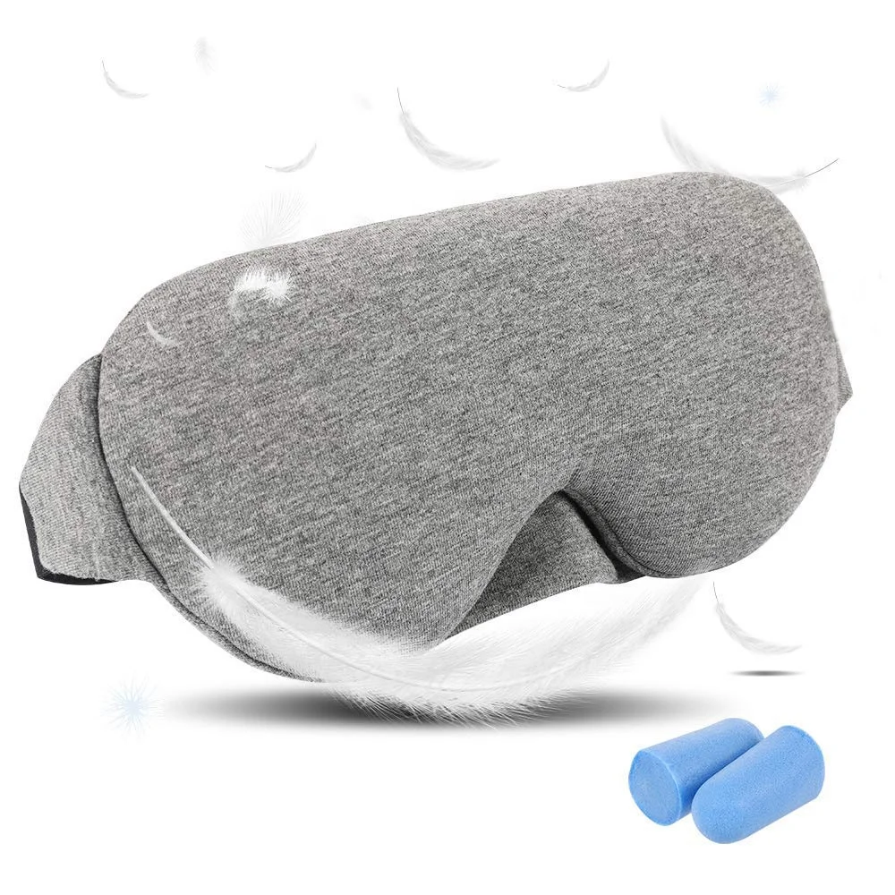

Custom Cotton 3d Eye Sleep Mask  T/T, Western Union Anti-puffiness,dark Circles with Logo Printed 5-7days 500pcs, Customized color is available