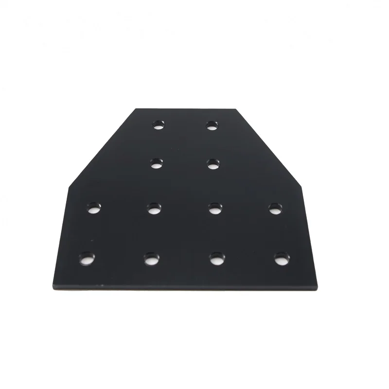 China  Manufacturer  30*60  6083 12 Hole Tee Joining Plate Steel Bracket for T- Slot Aluminum Profile 3060 4080 30x60mm