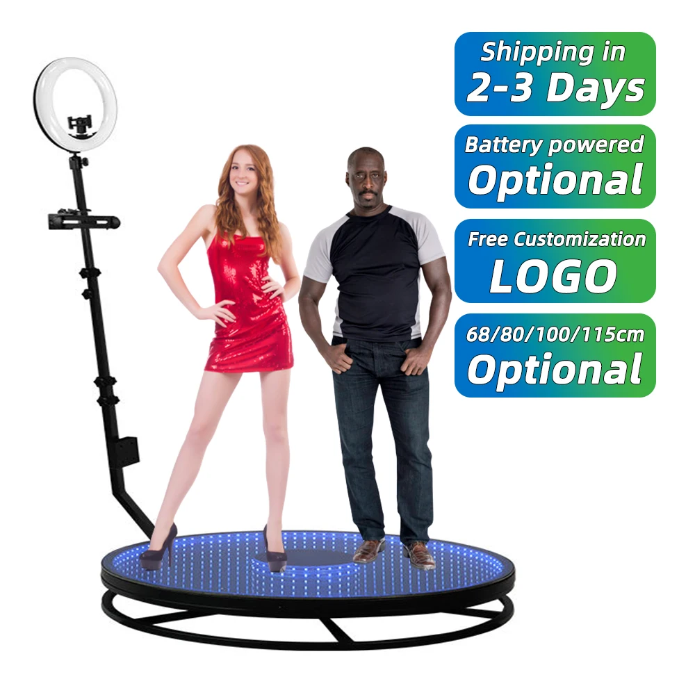 

80cm wedding manual ring light 3d selfie ipad photo booth video booth over head 360 photo booth cheap