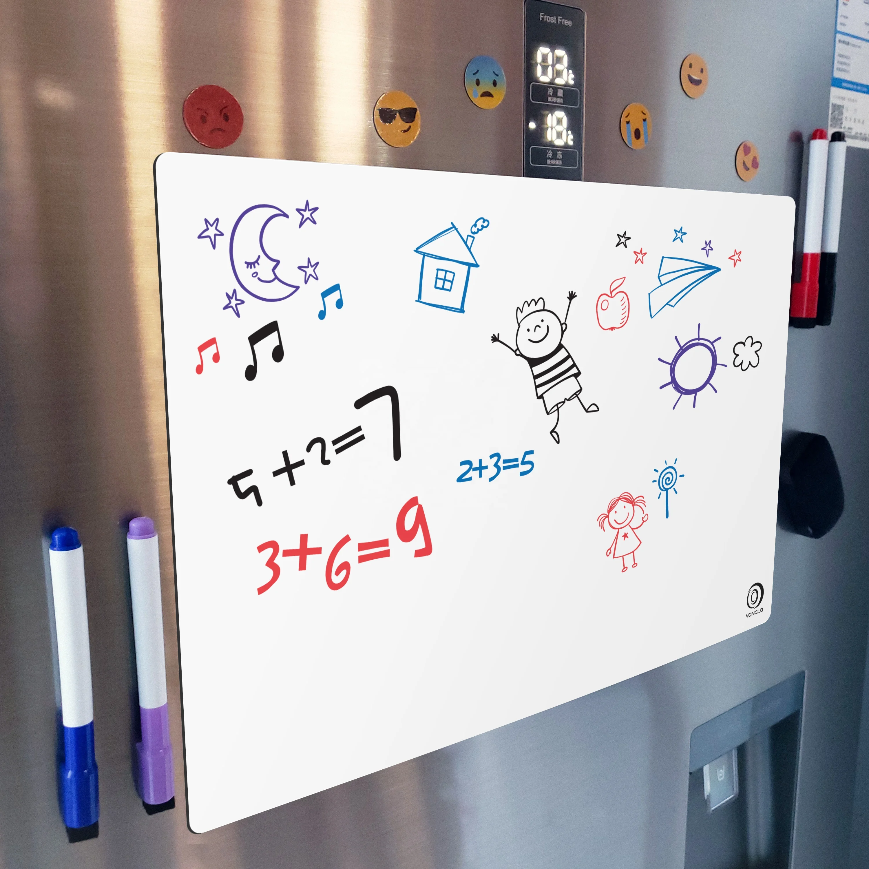 

7.9-28A2 Nanotechnology dry erase vinyl calendar magnets magnetic refrigerator white board