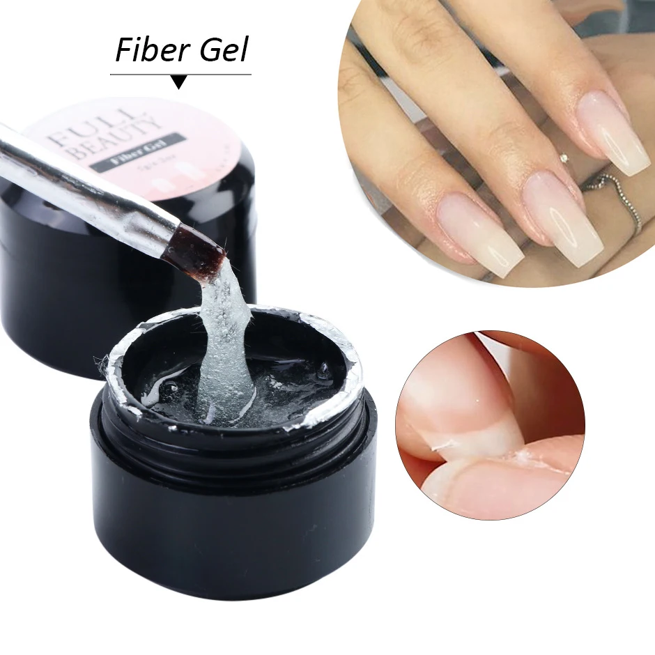

5ml Fiber Extension Repair Gel Clear Builder for Nail Extension Acrylic Repair Broken Nail Forms Gel Polish