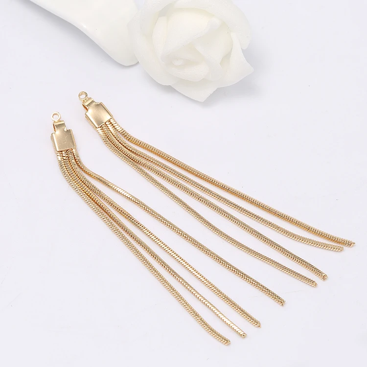 

New Arrival 14K Gold Plated Tassel Ear Line