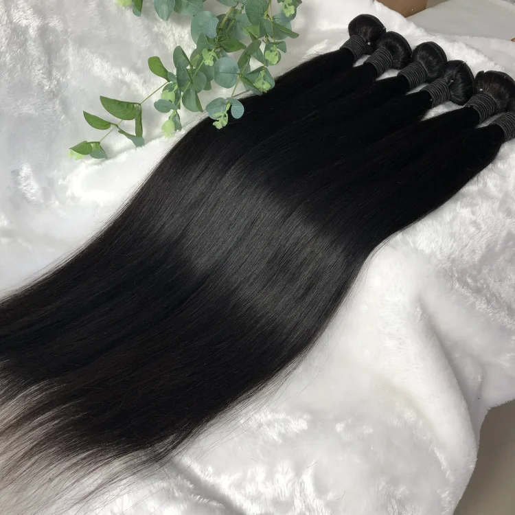 

8a grade straight 40 inch Wholesale price Human Hair Cuticle Aligned Hair Free Sample Silky Brazilian Hair Bundle