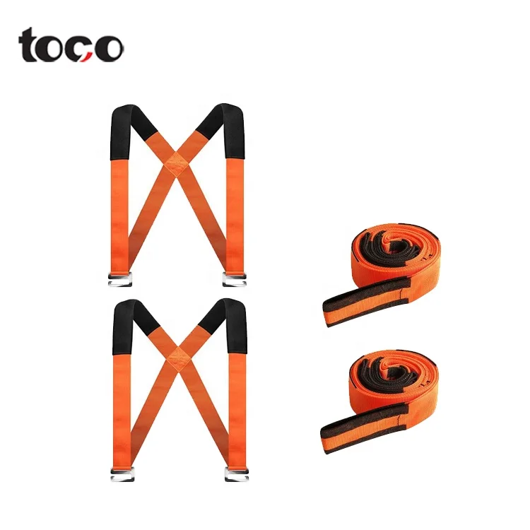 

toco Super strong one person shoulder lifting and moving straps or belt or harness for furniture or sofa or other bulky items