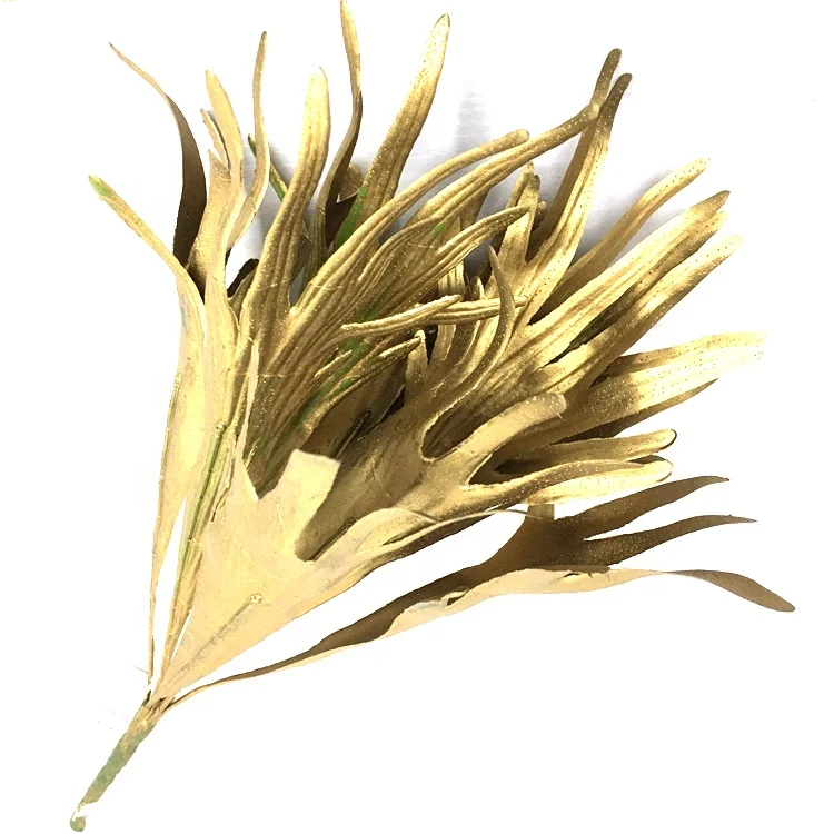 

New 10 brilliant antler leaves outdoor artificial plastic flowers plants, Customized