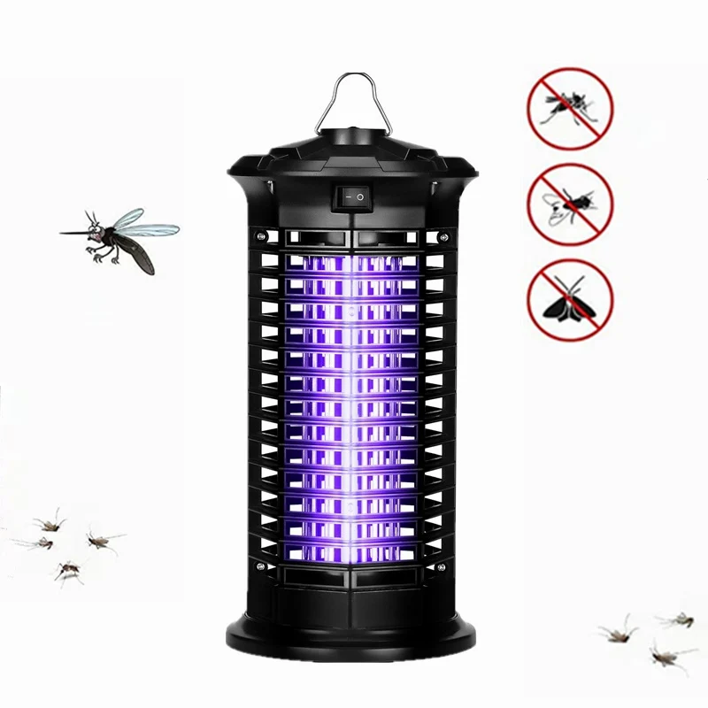 

Amazon Bestseller Powerful Light-Emitting Led Electric Bug Zapper Flying Insect Trap for Indoor Mosquito Killer Lamp, Black