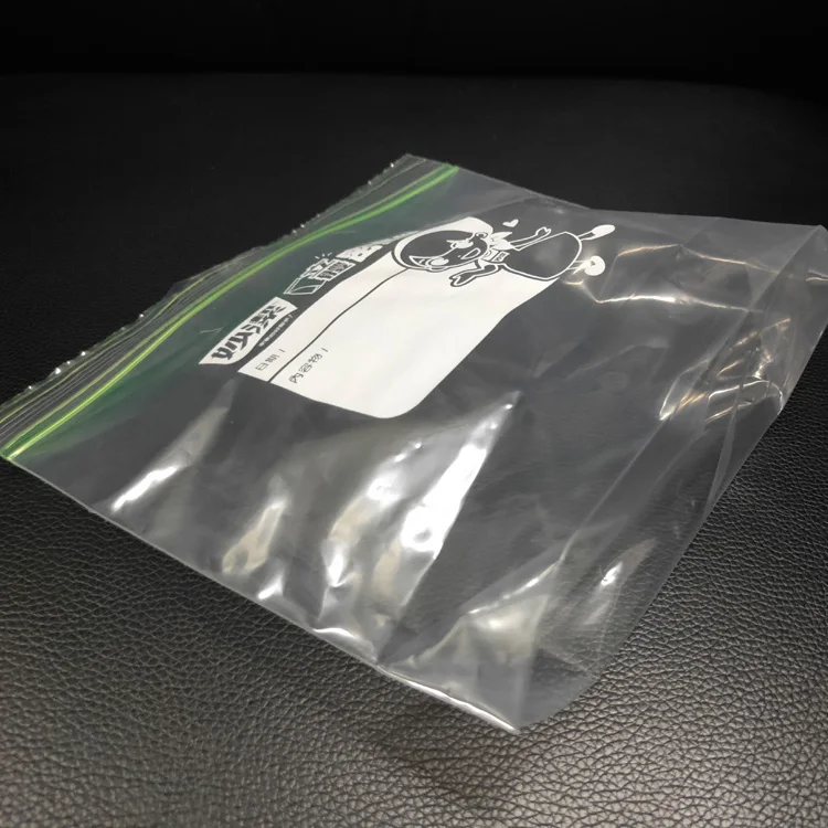Plastic Polythene Ziplock Bag Clear Pe Ziplock Double Reclosable Zipper ...