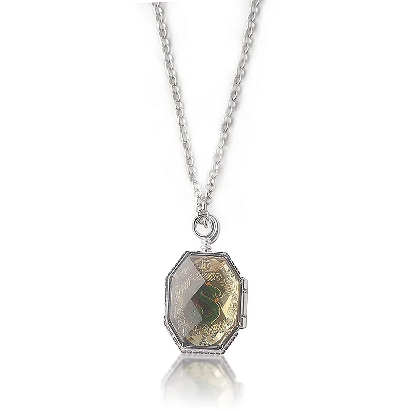 

Fine jewelry supplier alloy necklace film and television best-selling necklace harry potteis Horcrux Slytherin necklace