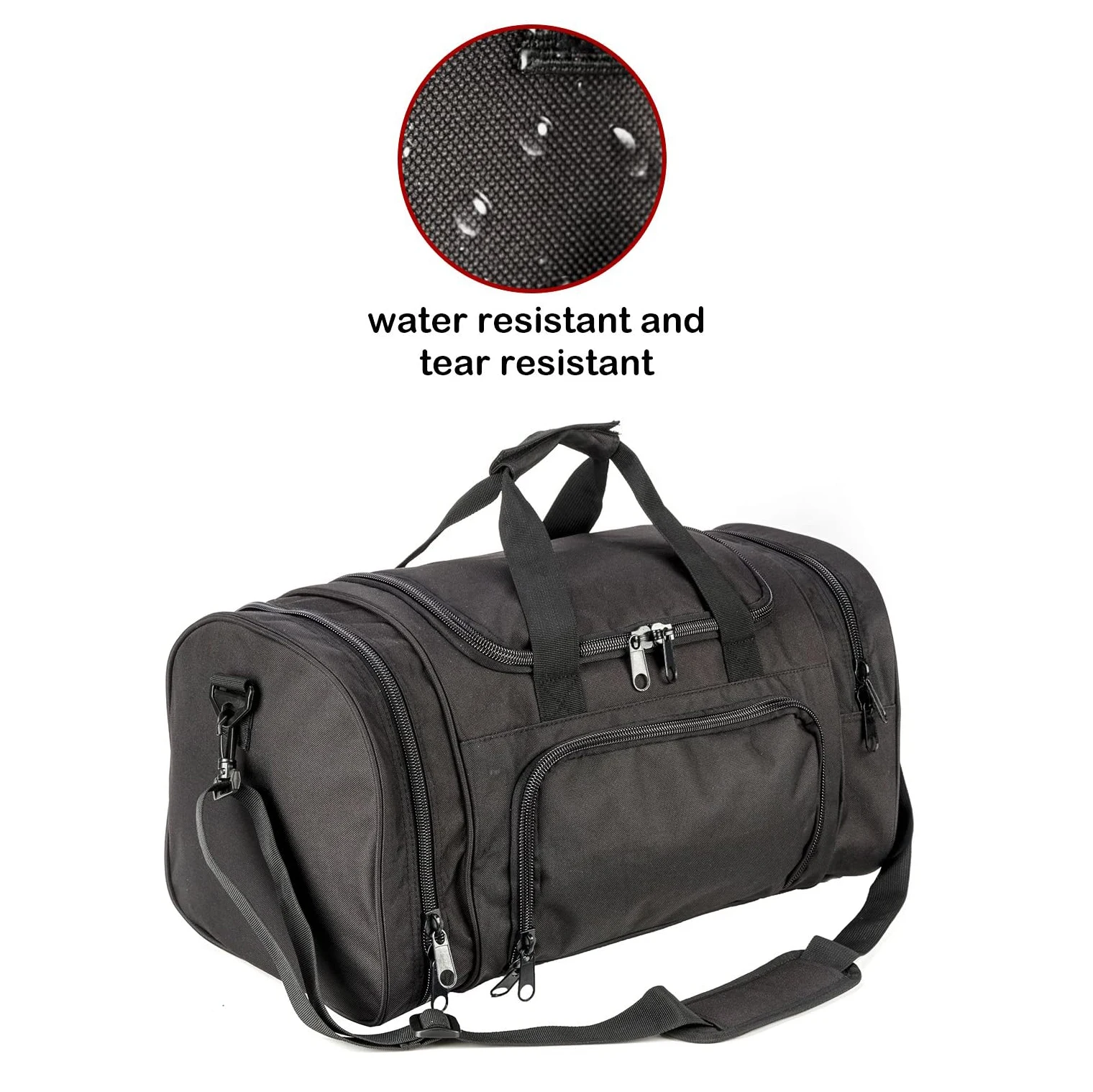 
Custom Fitness Duffle Bag Gym Travel Hiking Trekking Sports Duffle Bag with Shoes Compartment 