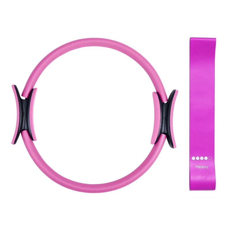 

Private Label Ring Mini Fitness Loop Pilates Exercise Resistance Band Set
