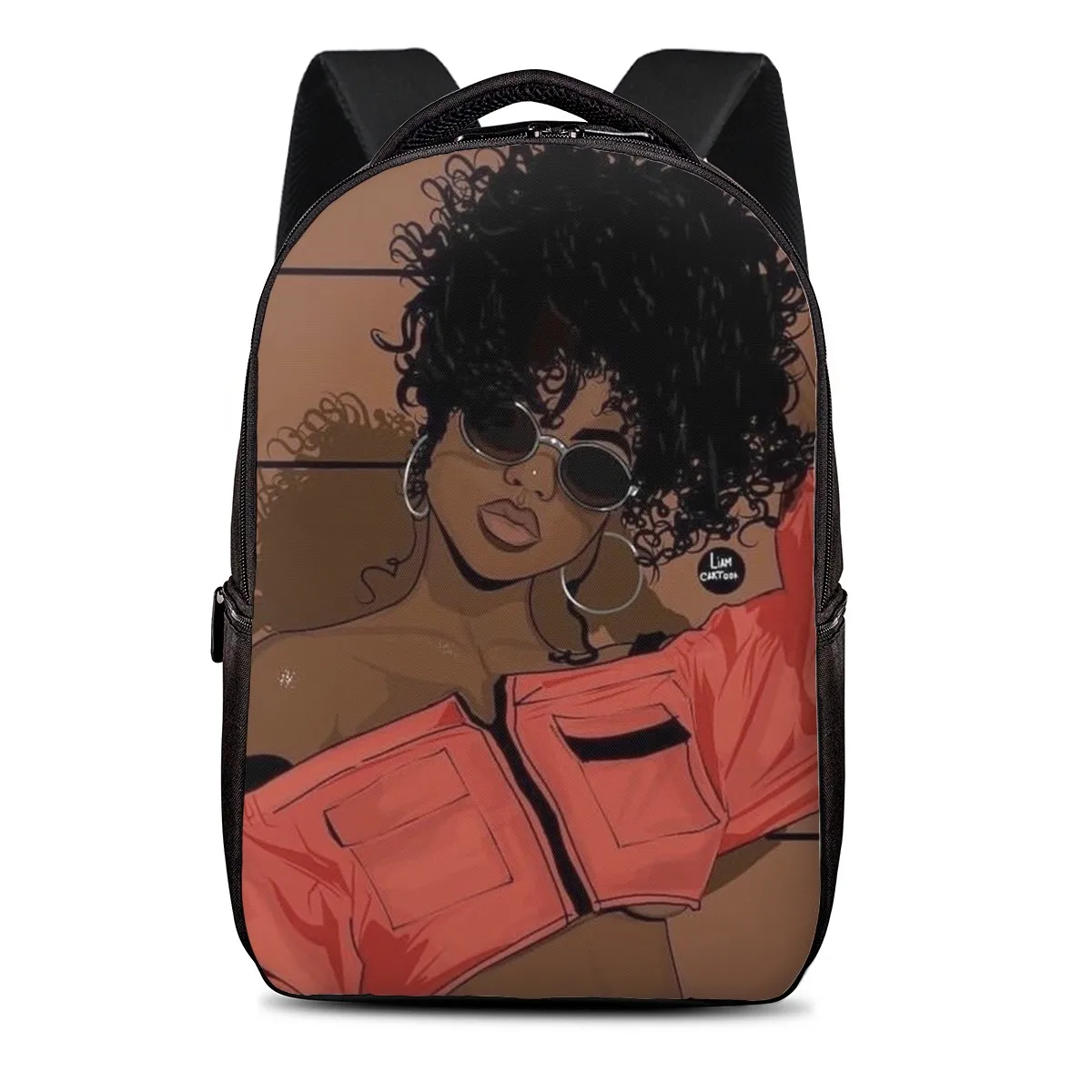 

Black Art Afro Girl African American Executive Laptop Bag 2020 Custom For Ladies School Bags For Laptops, As shown on the picture or customized