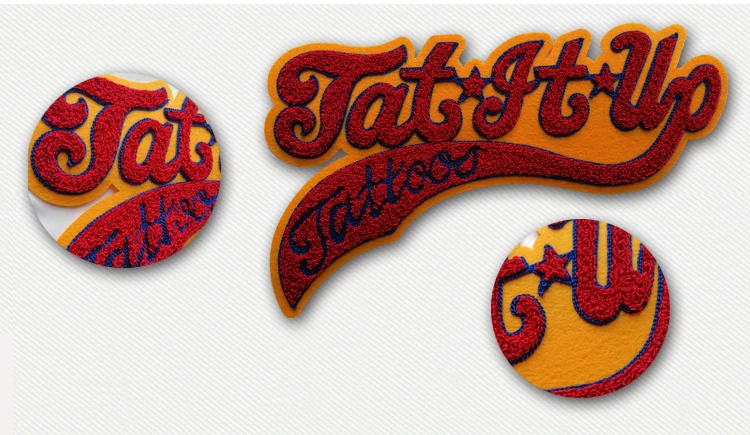 custom kitty chenille patches