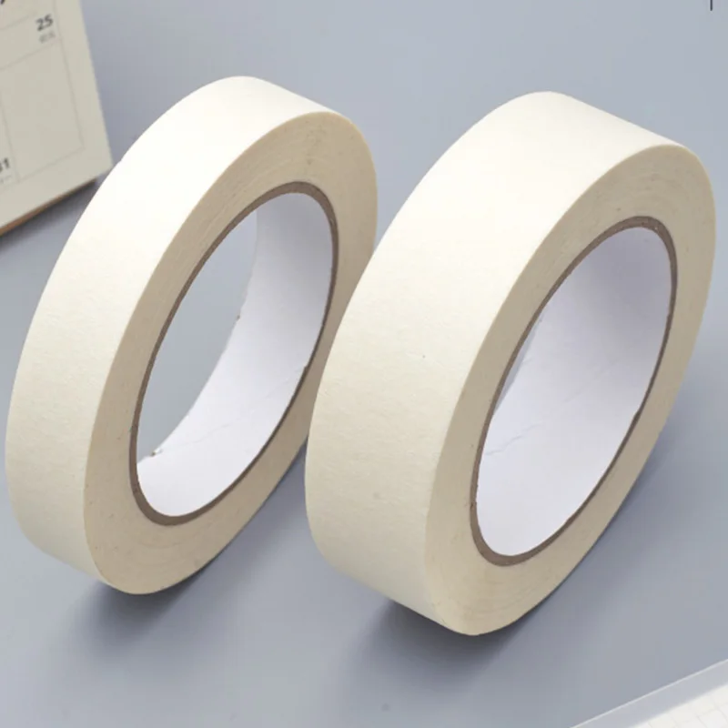 

White Indoor Painting Self Adhesive General Purpose Usage Crepe Paper Masking Tape