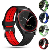 

2019 Cheap smartwatch V9 smart watch with Calories sleep monitoring Remote control camera watch