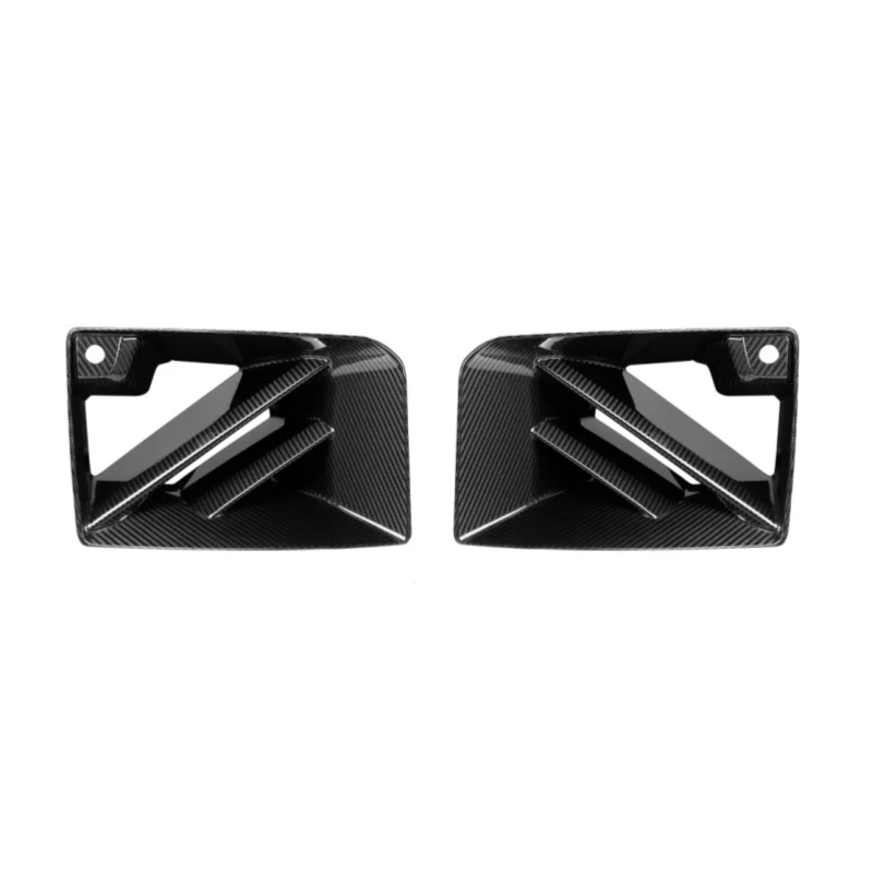 

100% Dry Carbon fiber SQ style front Air inlet replacement For BMW G87 M2 Coupe 2023+ Front fender vent cover