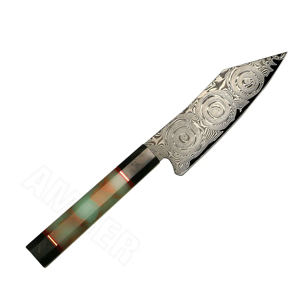 

Yangjiang Amber Private Black Blade VG10 Japanese Damascus Steel Knife