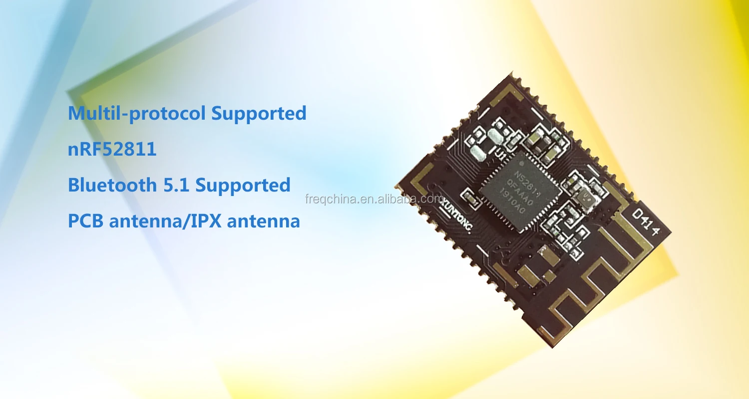 nRF52811 wireless module 2.4GHz beacon BLE 5.1 PTR9611 bluetooth module - ANKUX.COM