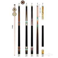 

Xmlinco 2020 new products rainbow design 12pcs laminated carom billiard pool cue sticks