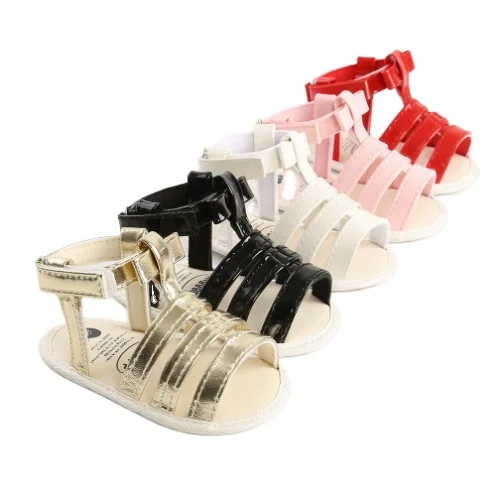 

Hot Selling Design Summer Baby Sandals Shoes, Golden/silver