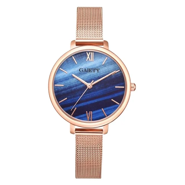 

2021 Luxury 2 PCS Set Watch Women Rose Gold Water Drill Bracelet Watch Jewelry Ladies Female Hour Casual Quartz Wristwatches, Multi colors