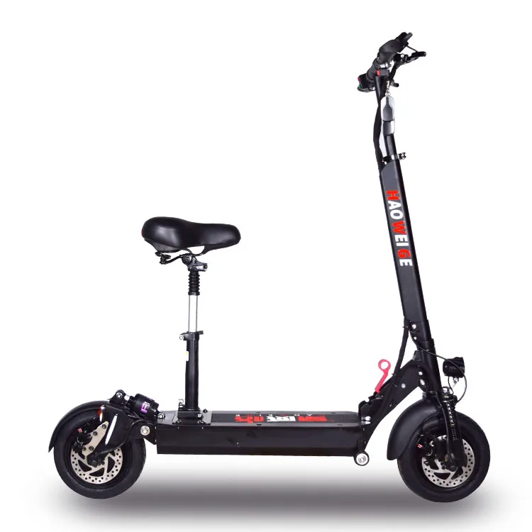 

OEM 10 inch double motor 2400W folding portable electric scooter