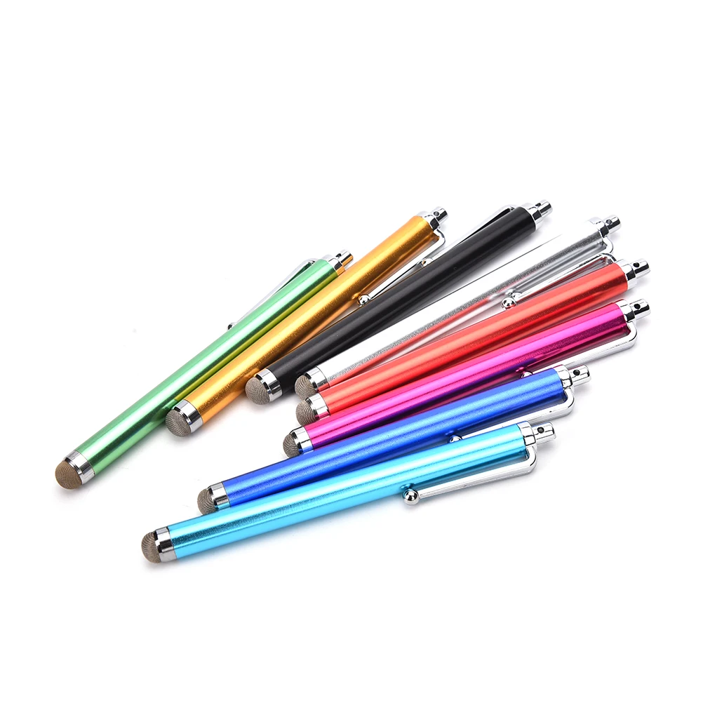 

1pc Metal Fibre Stylus Mesh Micro Fiber Tip Touch Screen Stylus Pen For iPhone For Samsung Smart Phone Tablet PC Color Randomly