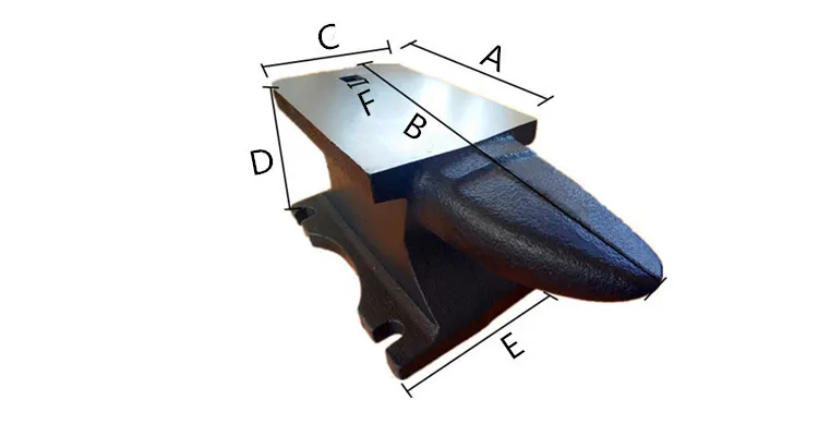 
Hand Tools Horn Anvil Steel Forged Bench Anvil 
